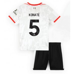 Liverpool Ibrahima Konate #5 Dětské Alternativní dres komplet 2024-25 Krátký Rukáv (+ trenýrky)